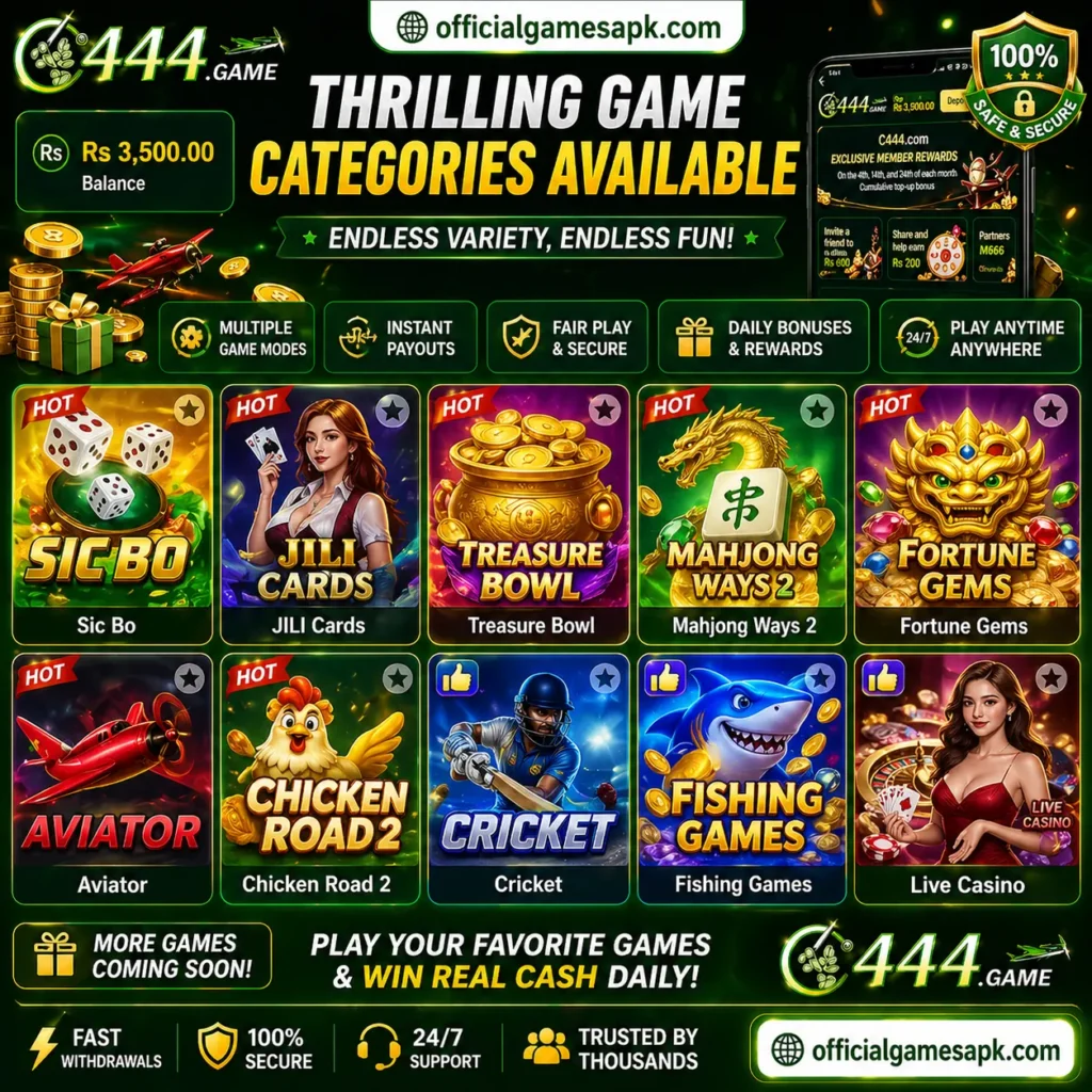 Thrilling Game Categories Available