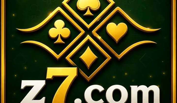 Z7 Game official logo 512x512 with gold card symbols, play win earn branding, premium online real money gaming app