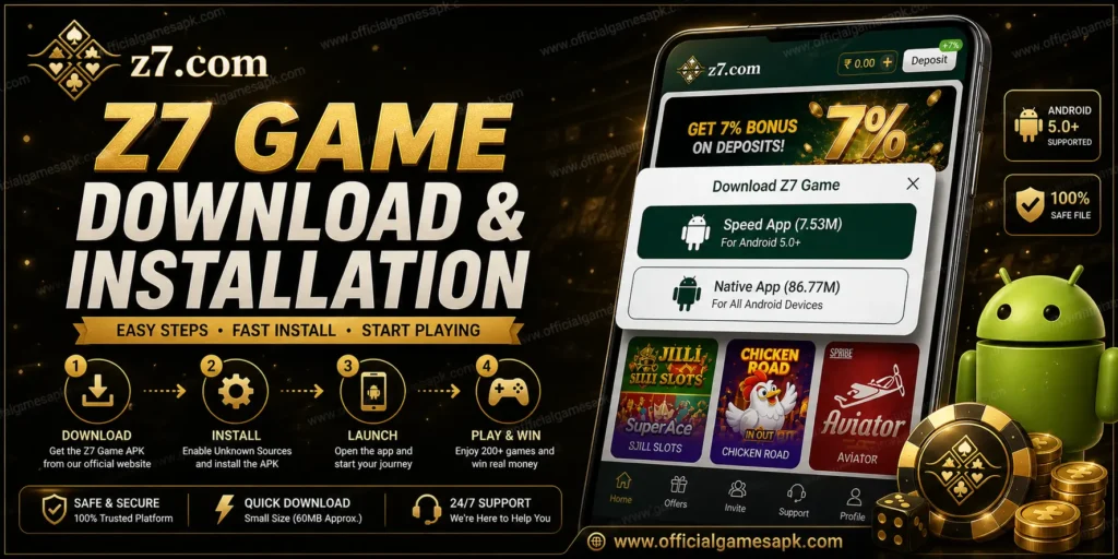 Z7 game APK download and installation guide for Android with step-by-step process